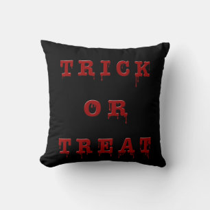 Trick oder Treat Bloody-Version Kissen
