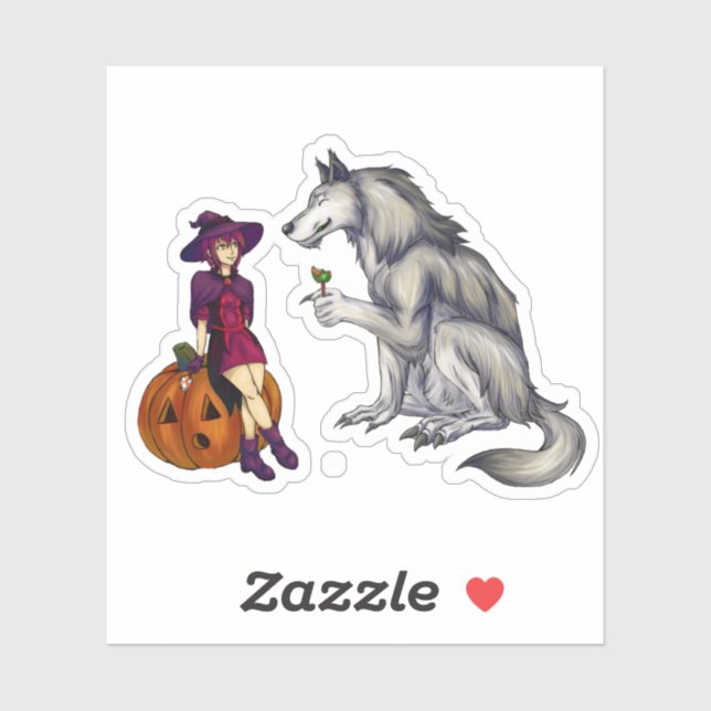 Trick oder Treat Buddies Aufkleber (Blatt)