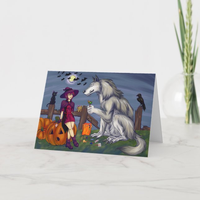 Trick oder Treat Buddies Karte (Vorderseite)