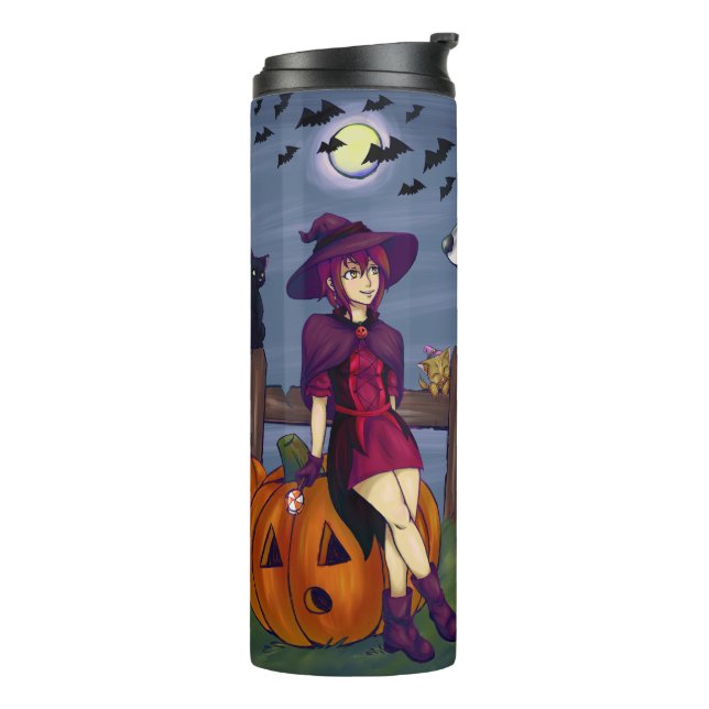 Trick oder Treat Buddies Thermosbecher (Nach links gedreht)