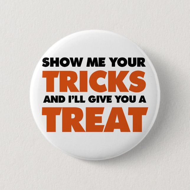 Trick oder Treat Button (Vorderseite)