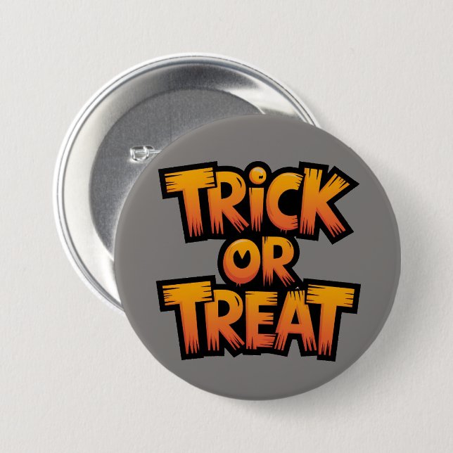 Trick oder Treat Button (Vorne & Hinten)