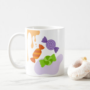 Trick oder Treat Candies Spooky Halloween Geschenk Kaffeetasse