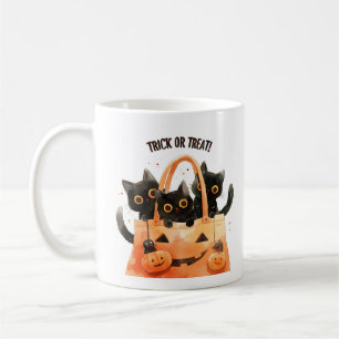 Trick oder Treat - Candy Bag Cat Tasse
