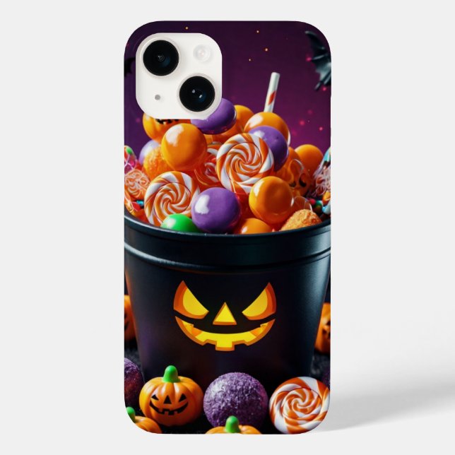 Trick oder Treat Candy Bucket Case-Mate iPhone Hülle (Rückseite)