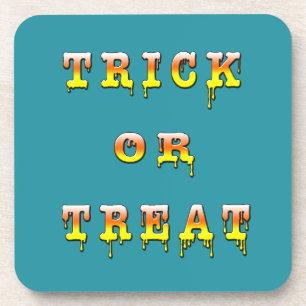 Trick oder Treat Candy Cone Version Getränkeuntersetzer