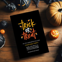 Trick oder Treat Candy Corn Halloween-Party