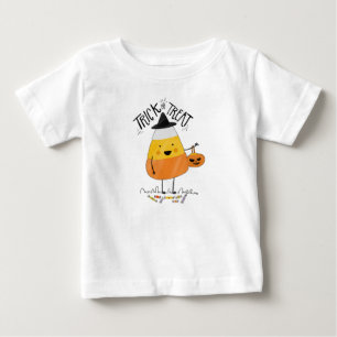 Trick oder Treat Candy Mais Halloween   Strampelan Baby T-shirt