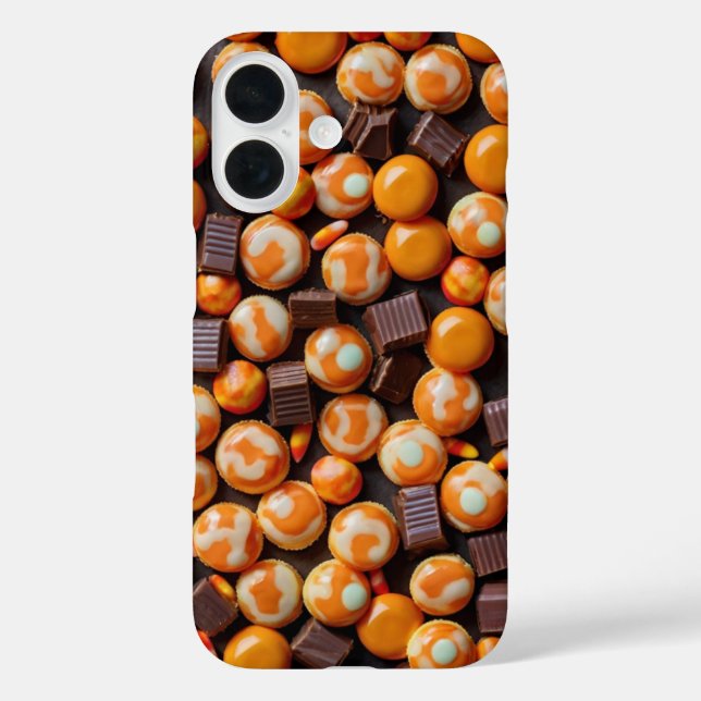 Trick oder Treat Candy Pattern Case-Mate iPhone Hülle (Rückseite)