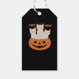 Trick oder Treat Cats Klassischer T - Shirt Geschenkanhänger