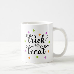 Trick oder Treat Confetti   Halloween Tasse