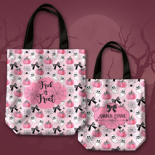 Trick oder Treat Coquette Ghost und Pumpkin