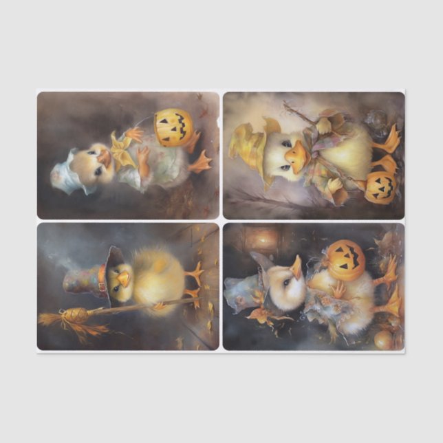 Trick oder Treat Dewy Seidenpapier (Vorderseite)