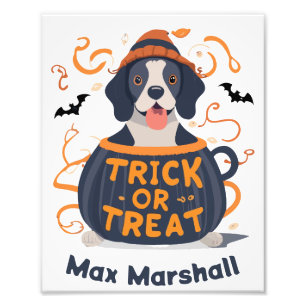Trick oder Treat Dog - Trick oder Treat Trailblaze Fotodruck