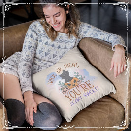 Trick oder Treat Du bist Beängstigend süß Kissen