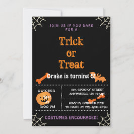 Trick oder Treat, Einladung zu Halloween
