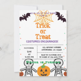 Trick oder Treat, Einladung zu Halloween