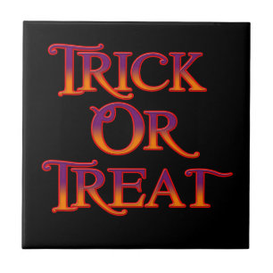 Trick oder Treat Fliese
