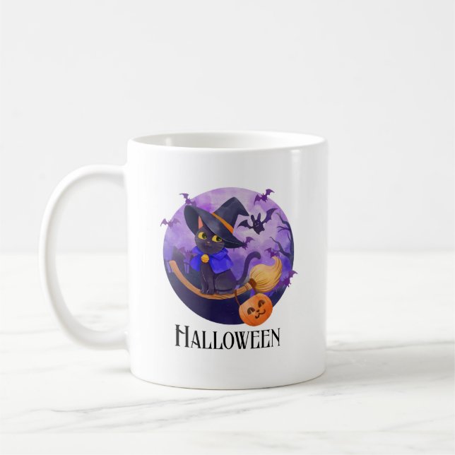 Trick oder Treat Funny Halloween Tasse (Links)