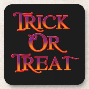 Trick oder Treat Getränkeuntersetzer