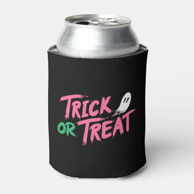 Trick oder Treat Ghost Can Cooler Dosenkühler (Kanne Vorderseite)