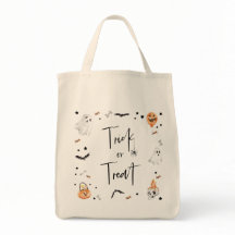 Trick oder Treat Ghost Spider Bat Halloween-Tasche