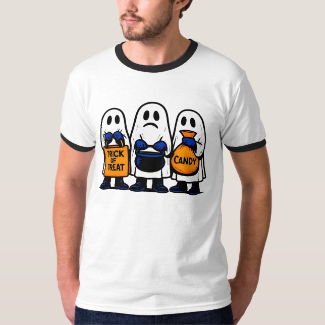 Trick oder Treat Ghost Squad T-Shirt (Vorderseite)