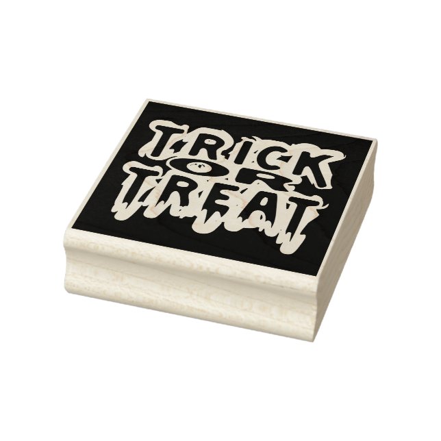 Trick oder Treat Gummistempel (Stempel)
