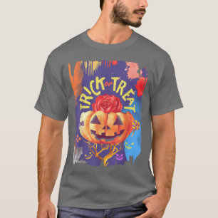 Trick oder Treat Halloween Beängstigenden Pumpkin T-Shirt