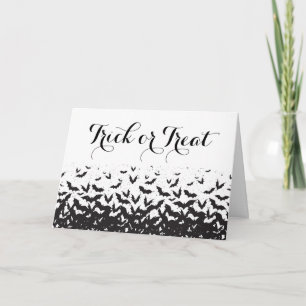 Trick oder Treat Halloween Business Karte