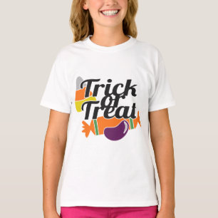 Trick oder Treat Halloween Candy Personalisiert T-Shirt