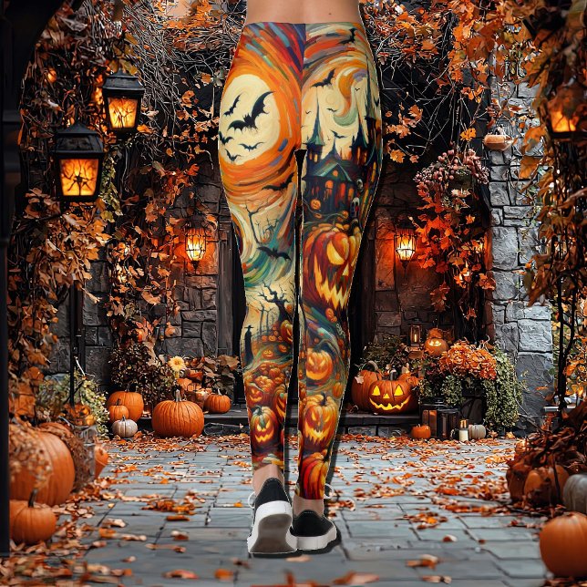 Trick oder Treat Halloween einer ähnlichen Legging Leggings (Von Creator hochgeladen)