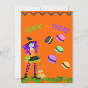 Trick oder Treat Halloween Einladung