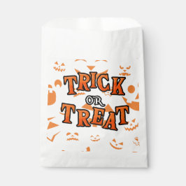 Trick oder Treat Halloween-Fahnen Geschenktütchen