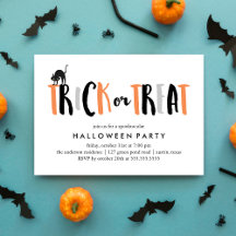 Trick oder Treat Halloween-Feier