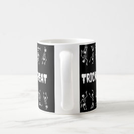 Trick oder Treat Halloween Funny Skulls Kaffeetasse