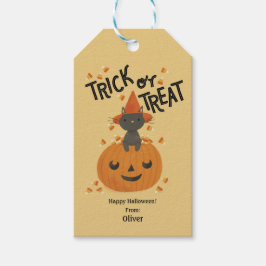 Trick oder Treat Halloween Geschenkanhänger