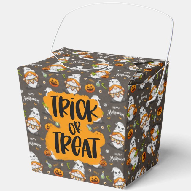 Trick oder Treat Halloween Geschenkschachtel (Vorderseite)
