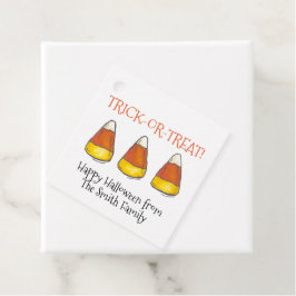 Trick oder Treat Halloween Herbst Candy Mais Kandi Geschenkanhänger