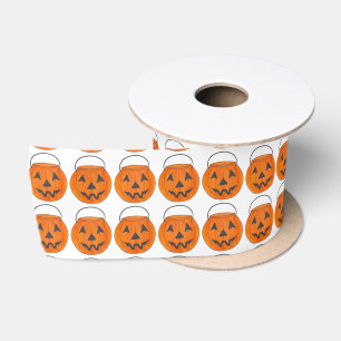 Trick oder Treat Halloween Jack o' Lantern Pumpkin Satinband