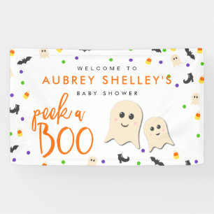 Trick oder treat Halloween-Kinderdusche Banner