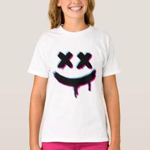 Trick oder Treat Halloween Lächeln Gesicht T-Shirt