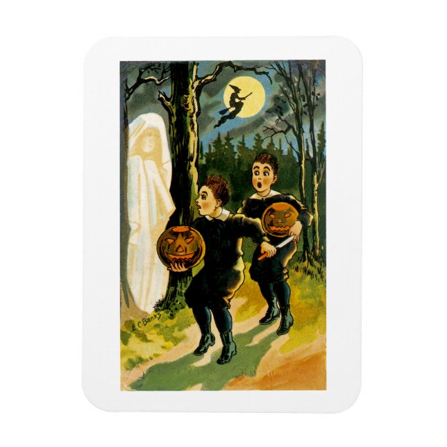 Trick oder Treat Halloween Magnet (Vertikal)
