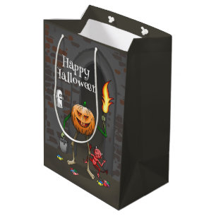 Trick oder Treat Halloween Mittlere Geschenktüte