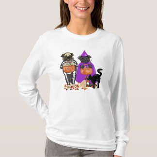 Trick oder Treat Halloween-Möpsen T-Shirt