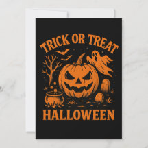 Trick oder Treat Halloween Paper Untersetzer