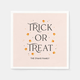 Trick oder Treat Halloween-Party Napkins Serviette