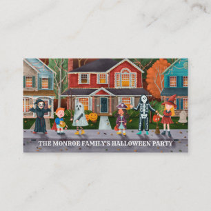 Trick oder Treat, Halloween-Party Ticket Einladung