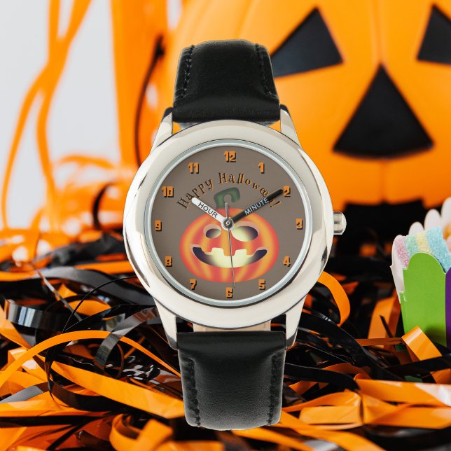 Trick oder Treat Halloween Pumpkin Armbanduhr (Von Creator hochgeladen)