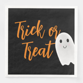 Trick oder Treat Halloween Serviette